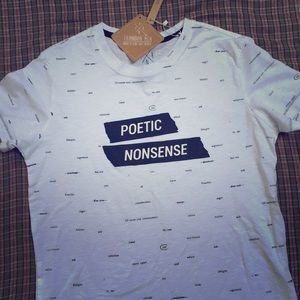 Tamnoon Men's Slim Fit White T-shirt